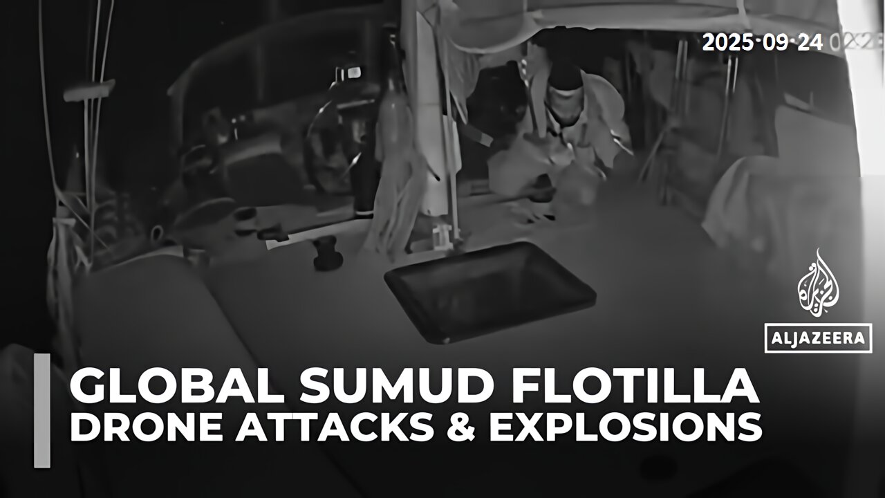 Global Flotilla Attacked by Drones