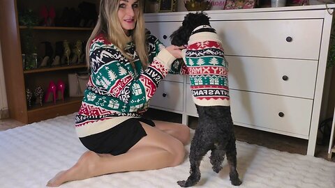 My doggie's Christmas outfit | Winter Collection 