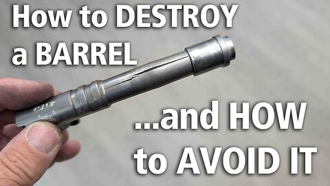 How to destroy a 1911 Barrel