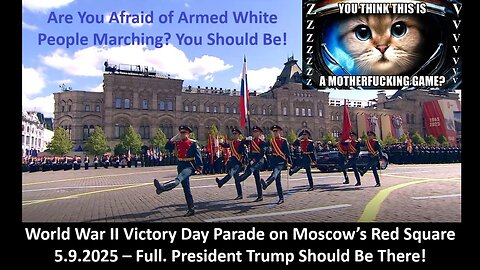 World War II Victory Day Parade on Moscow’s Red Square 5.9.2025 – Full. President Trump Should Be There!