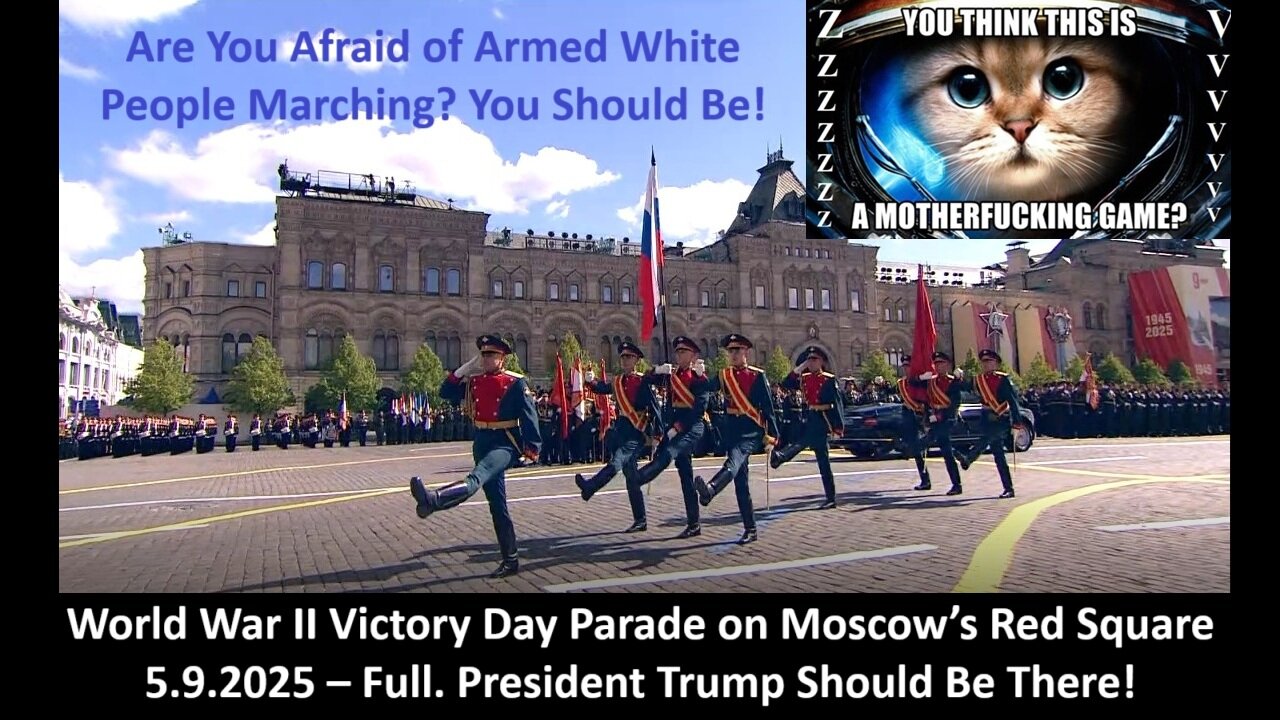 World War II Victory Day Parade on Moscow’s Red Square 5.9.2025 – Full. President Trump Should Be There!