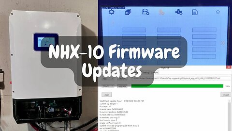 Updating the Firmware on the NHX-10 Hybrid Inverter