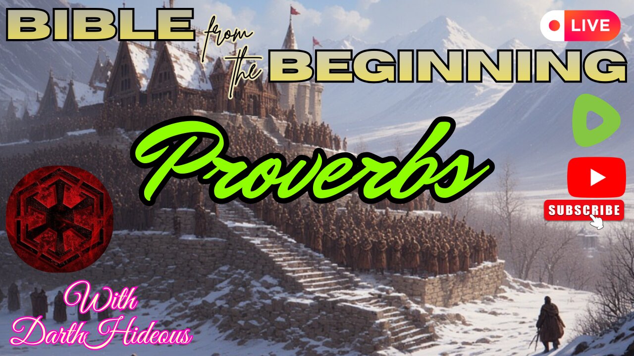 Bible From The Beginning - Proverbs (17-31) - w/ DarthHideous