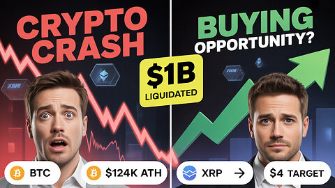 CRYPTO CRASH ANALYSIS: $1B Liquidations Signal XRP & Bitcoin Buying Opportunity