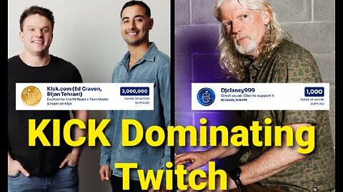 Kick’s Eddie & Bijan CRUSH Twitch CEO Dan Clancy with $2M Donation to MrBeast’s TeamWater!