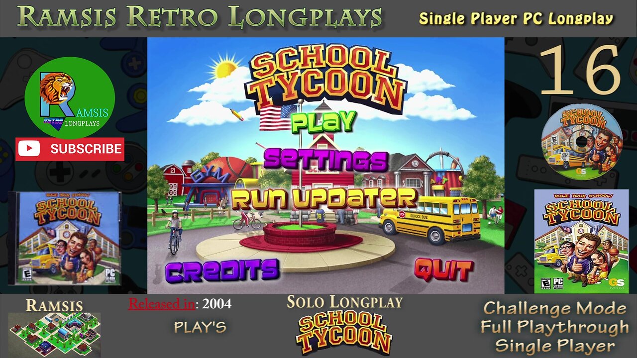 School Tycoon | PC Game | 2004 | Advanced Challenge #7 | Challenge Mode