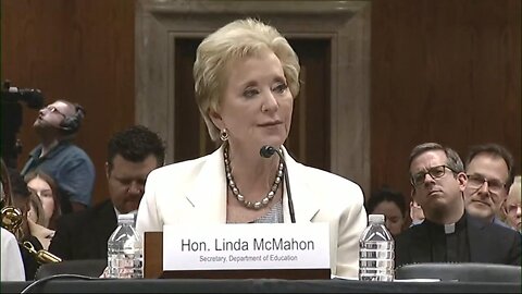 Education Secretary Linda McMahon testifies before Senate panel on 2026 budget - June 3, 2025