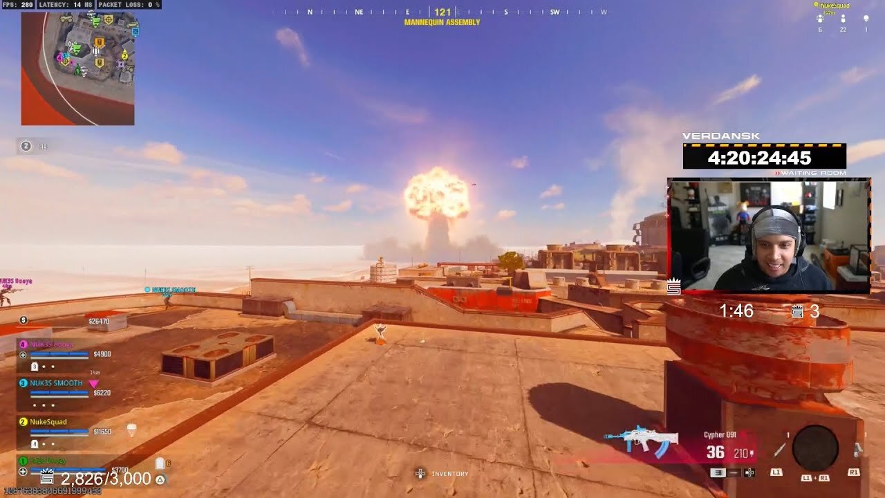 NukeSquad DISAPPOINTED After Getting First Nuke EVER on Area 99