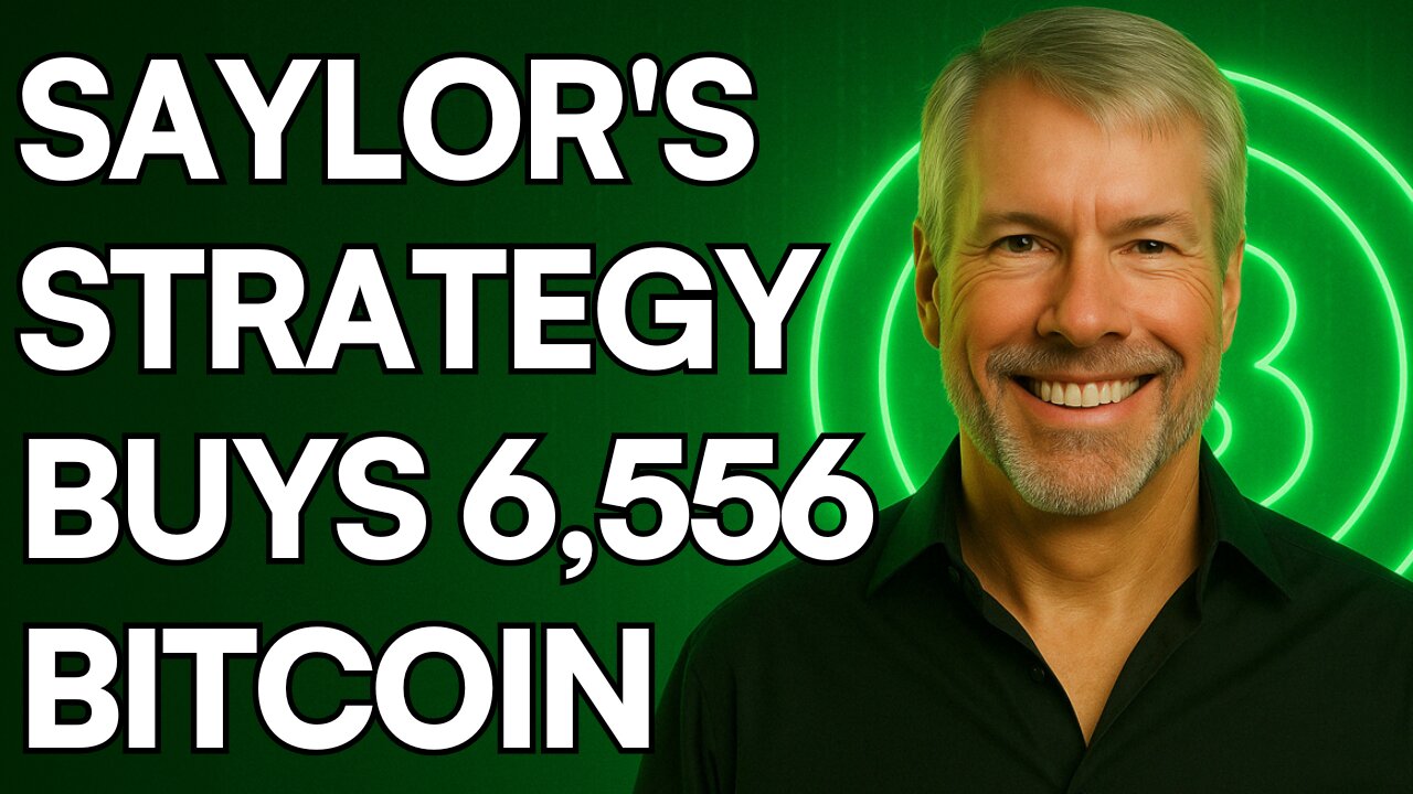 SAYLOR'S STRATEGY BUYS 6,556 BITCOIN | 24/7 Live Coverage from RoxomTV