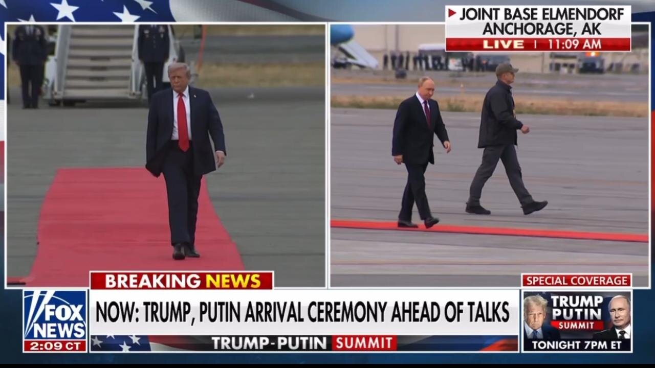 This is Bad*ss! President Trump greet the Russian President Putin to make peace 🕊️