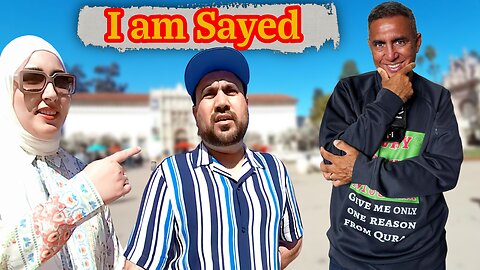 We found a Muslim from Muhammad's lineage.