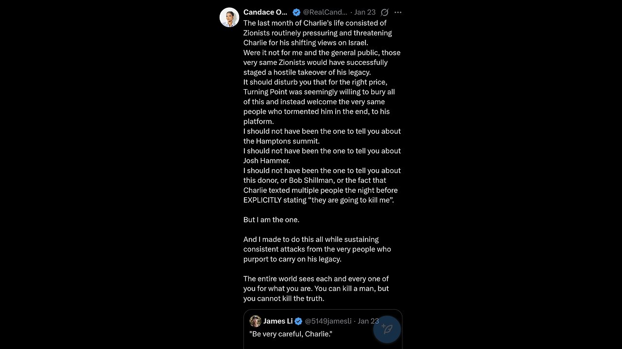 Candace ~ writes about James Li Video