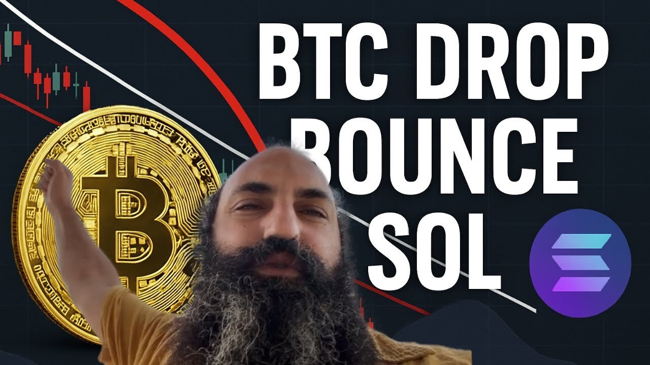 BITCOIN 9% DROP & BOUNCE, SOL TA