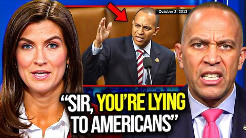 Hakeem Jeffries Loses It When CNN Kailtin Collins Plays a Video Exposing His BS Shutdown Lies