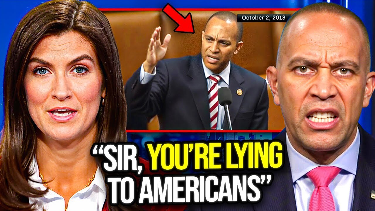 Hakeem Jeffries Loses It When CNN Kailtin Collins Plays a Video Exposing His BS Shutdown Lies