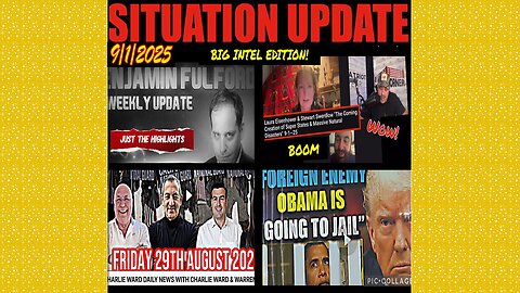 SITUATION UPDATE 9/1/25 - Charlie Ward, Benjamin Fulford, David Rodriguez, Paul Brooker