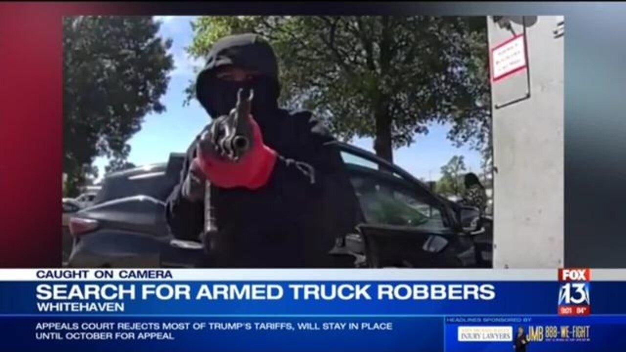 Niggers robing Armored Truck