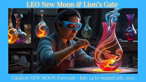 LEO New Moon + 8.8 Lion's Gate: Catalyst NEW MOON Forecast - July 24 - Aug 8, 2025