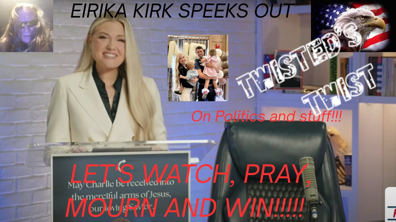 Erika Kirks First Public Address, Let's watch, pray, mourn and win!
