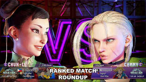 Kuya Kalbo SF6 Ranked Match Roundup. Chun Li Master Rank [Hori Fight Stick]