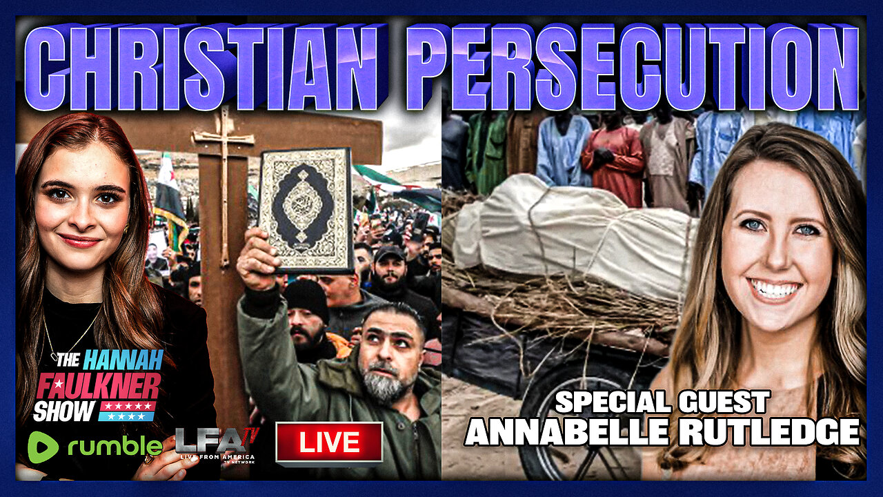 CHRISTIAN PERSECUTION | LIVE WITH HANNAH FAULKNER 7.18.25 3PM