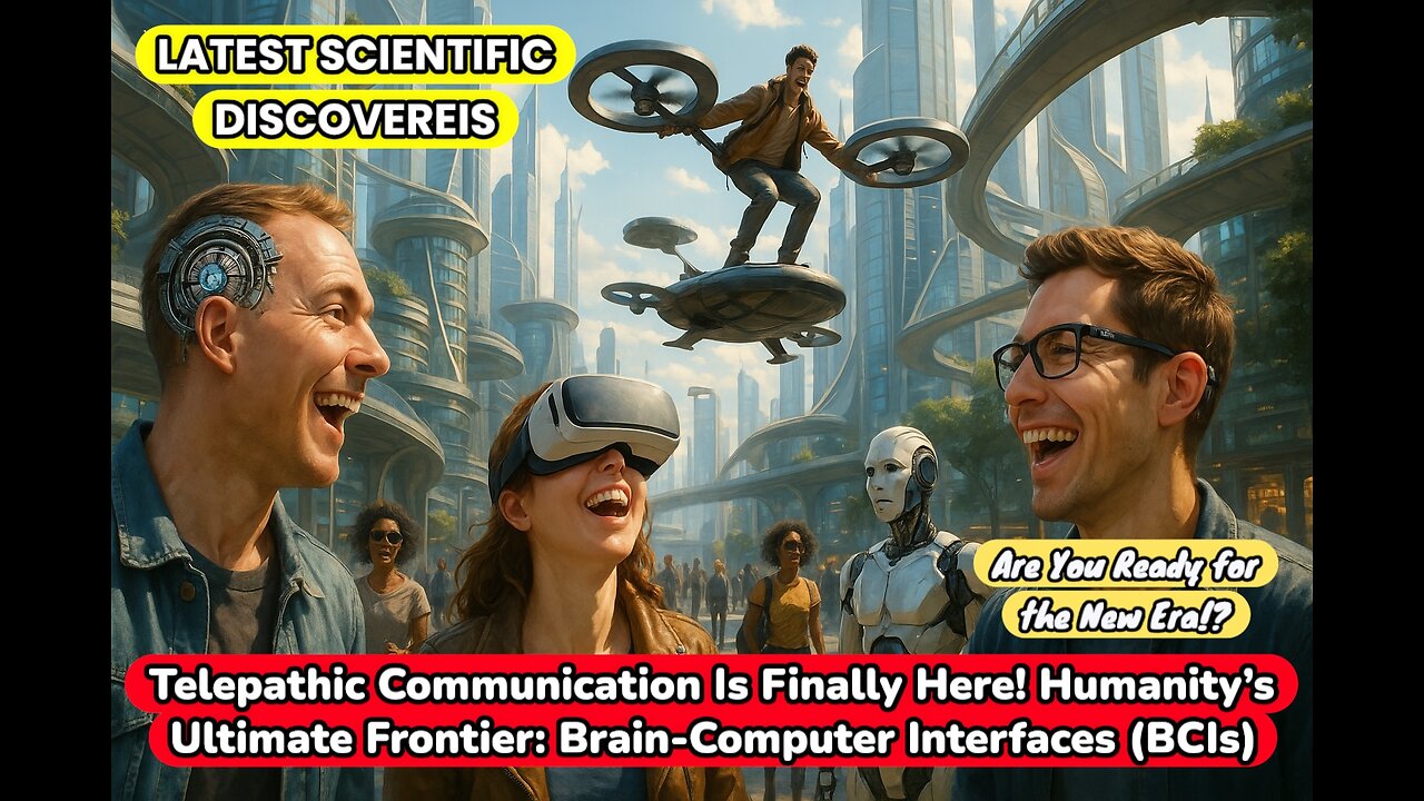 Telepathic Communication Is Finally Here! Humanity’s Ultimate Frontier Brain-Computer Interfaces ✨✨