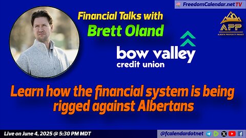 FreedomCalendar.net TV #033: Financial Talks with Brett Oland from BVCU