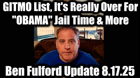 GITMO List, Jail Time. 8-17-25-AT-2PM-CST-20G-EST #TRUTH