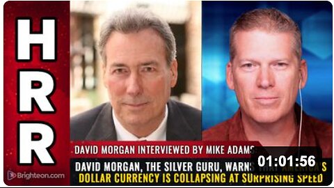 David Morgan, the Silver Guru, warns that America’s dollar currency is collapsing at surprising speed