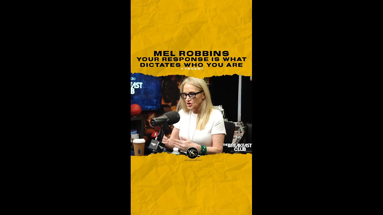@melrobbins Your response is what dictates who you are