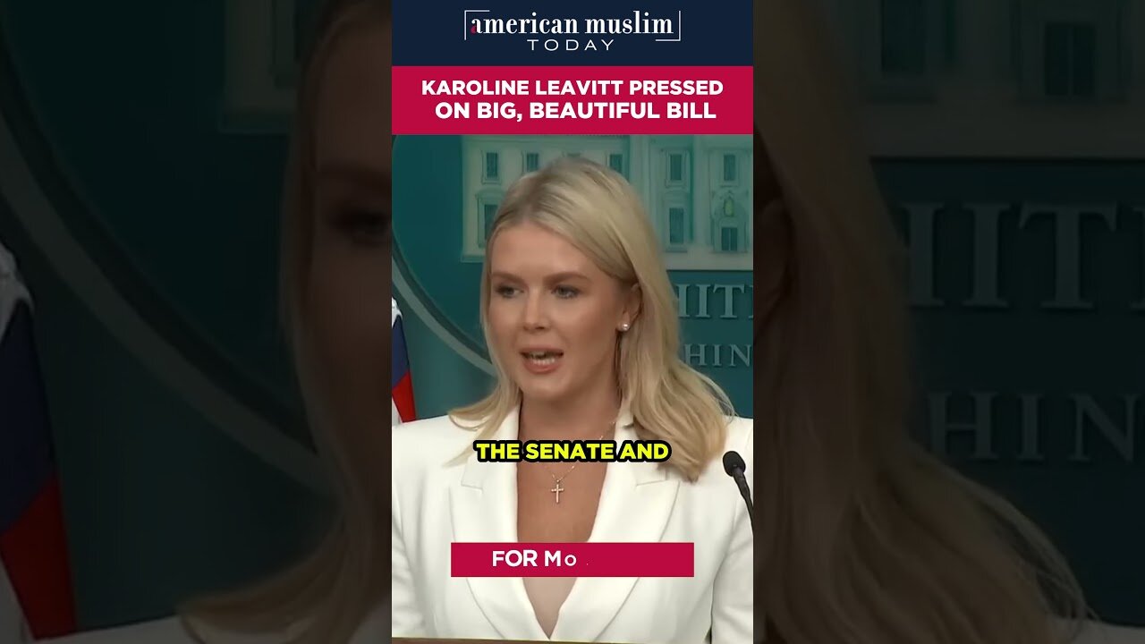 Karoline Leavitt pressed on Big, Beautiful Bill.