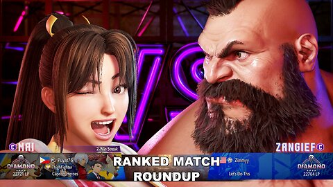 Kuya Kalbo SF6 Ranked Match Roundup. Mai Diamond Rank [Hori Fight Stick]