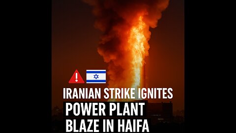 Iranian Strike Ignites Power Plant Blaze in Haifa