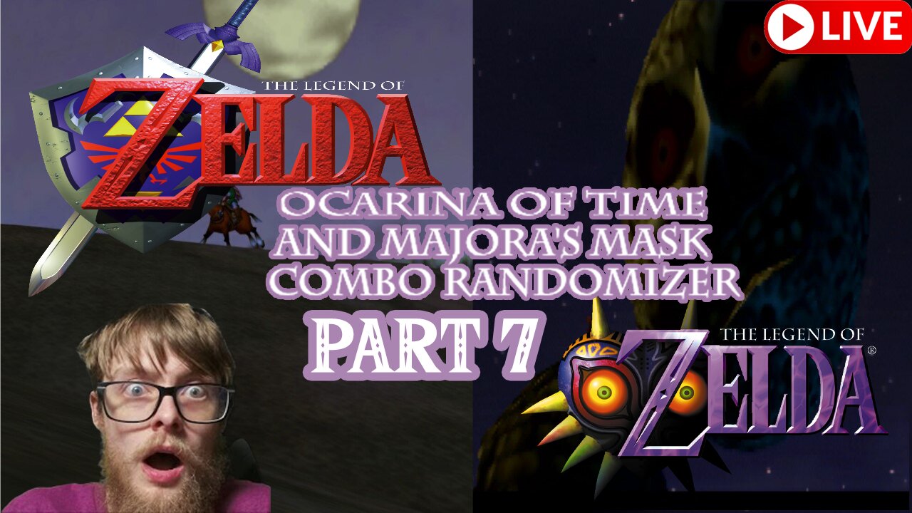 🔴 PART7 Zelda Ocarina of Time/Majora's Mask Combination Randomizer Livestream! Actual N64 Hardware!