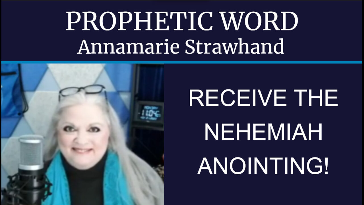 Prophetic Word: Receive the Nehemiah Anointing!