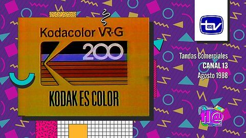 Tandas Comerciales Canal 13 (Agosto 1988)