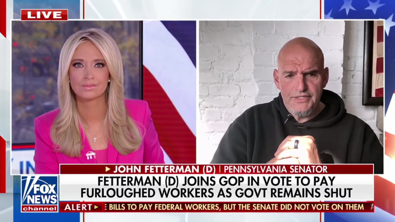 🚨 Fetterman tells Republicans to "nuke" the filibuster when it involves a Government