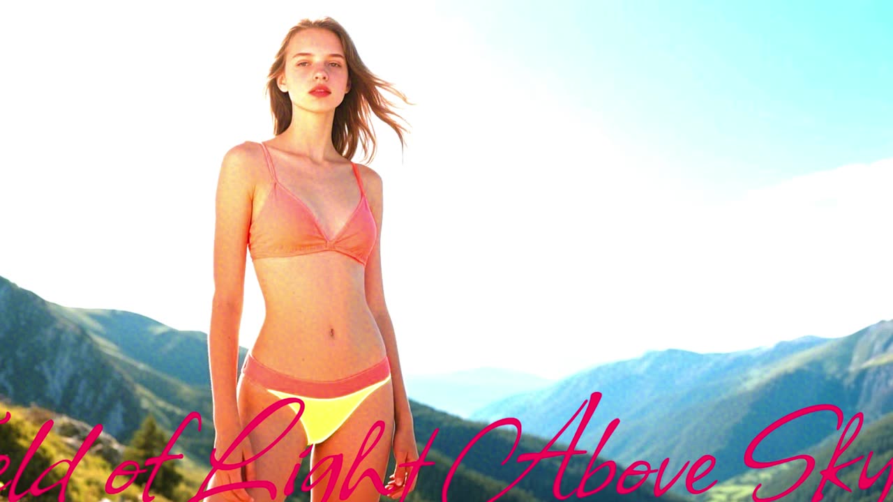 Electronic Music . Song Field of Light Above .