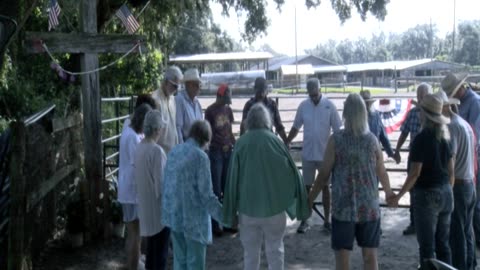 Skipper Calder & Cowboy-up Ministry bring horse training with a message at 11am.