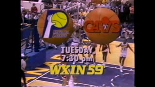 December 29, 1988 - WXIN Promo for Pacers - Cavaliers Telecast