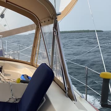 Approaching Death's Door Under Sail