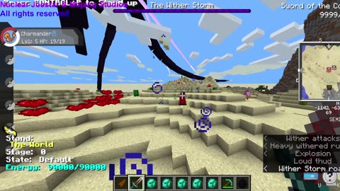 Daleks cower from wither storm lol