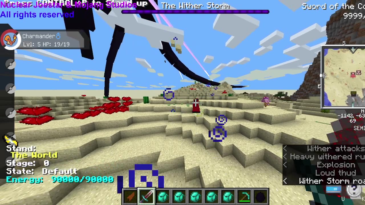 Daleks cower from wither storm lol