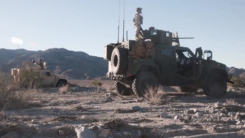 B-Roll: U.S. Marines with 3rd Bn., 7th Marines conduct fire support coordination exercise