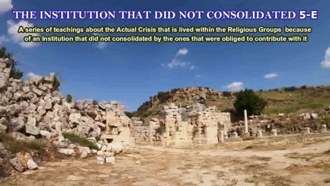 THE INSTITUTION THAT DID NOT CONSOLIDATED 5-E
