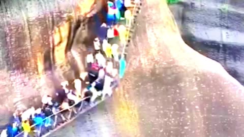 Mountain Stair Collapse Shocks All!