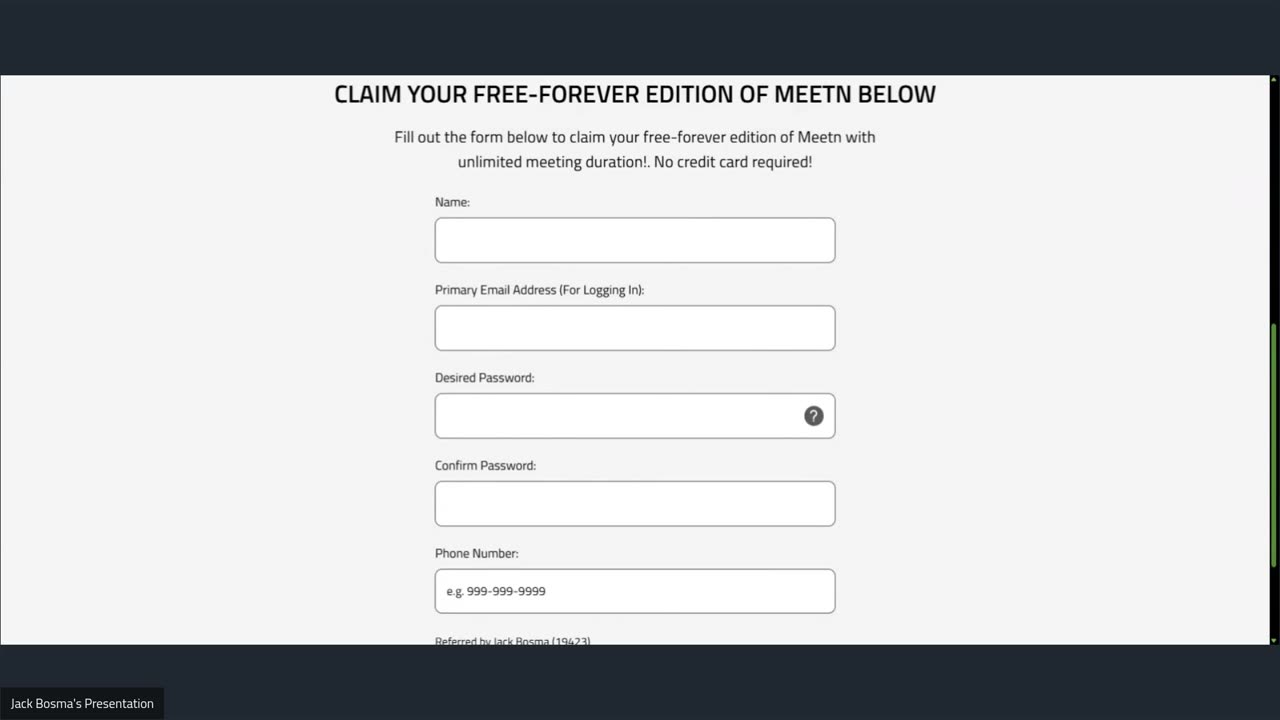 MEETN Free Forever Invite (Jack Bosma)
