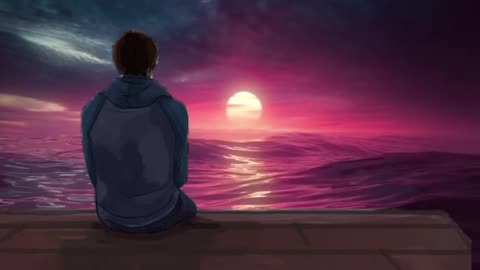 Chill Lo-fi Vibes — Sunset Aesthetic for Relaxing & Studying