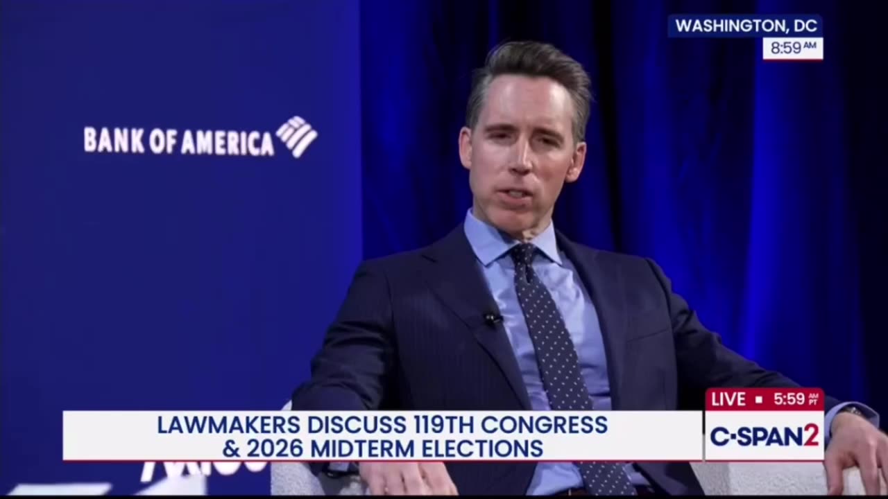 Watch: Josh Hawley flees stages after protesters interrupt him