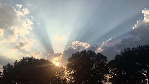 The holy light shines on the earth.8/16/2025